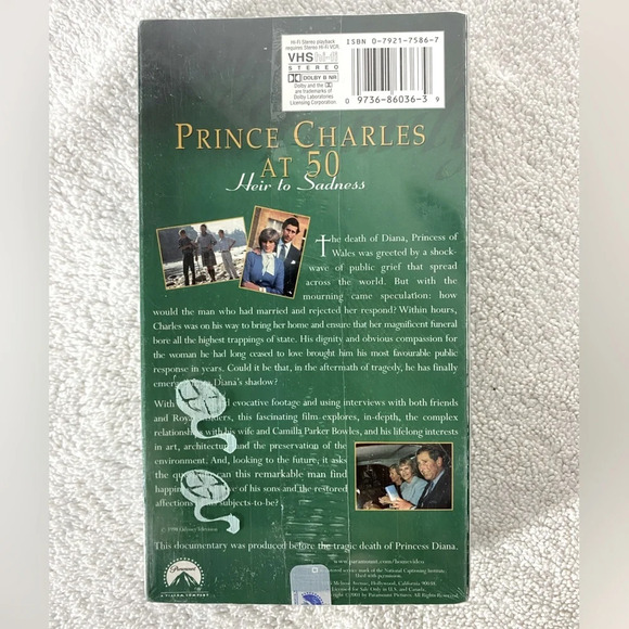 Vintage VHS Movie Tape Royal Family Collection Prince Charles At  50 - Picture 2 of 8